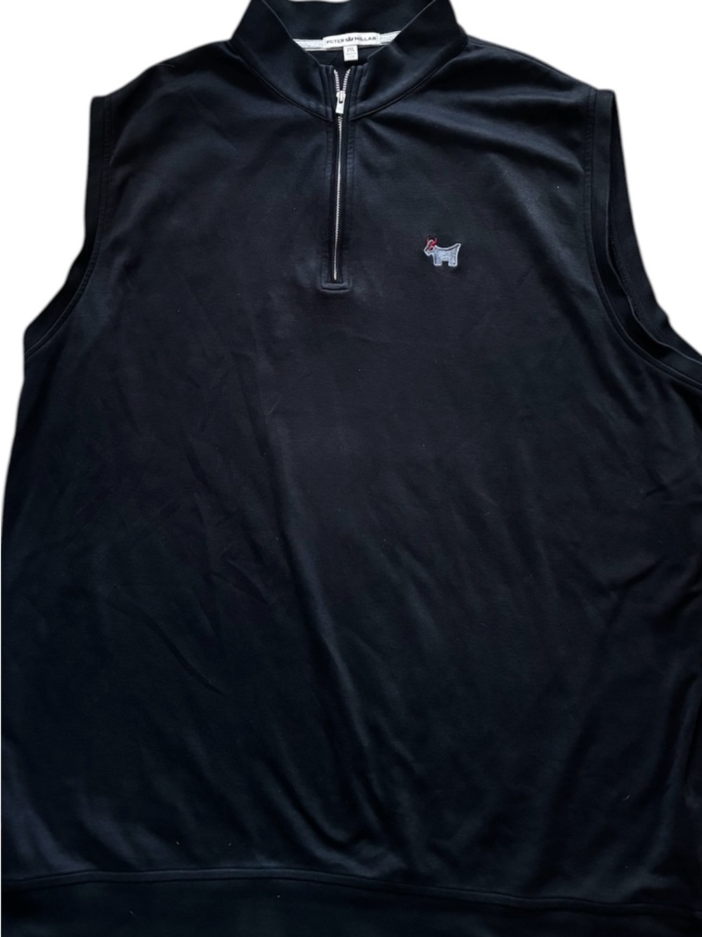 SCOTTY CAMERON Peter Millar Vest The Concession Golf 1/4 Zip Wild Bull Black 2X